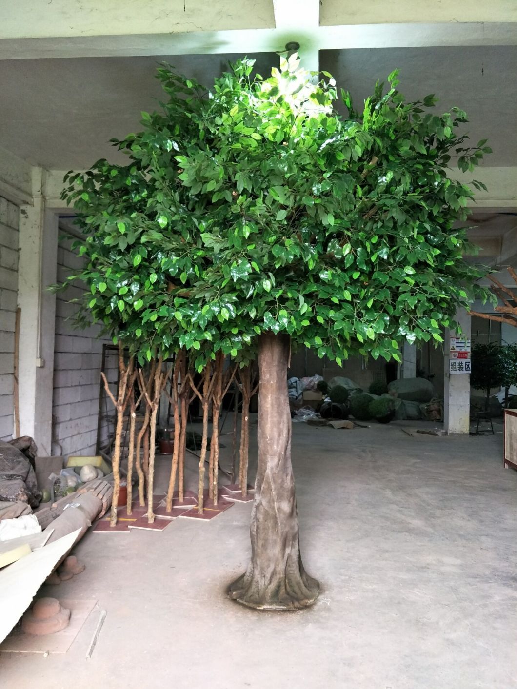 New Design Garden Ornament Artificial Plant Ficus Tree Banyan Tree for Outdoor Decor