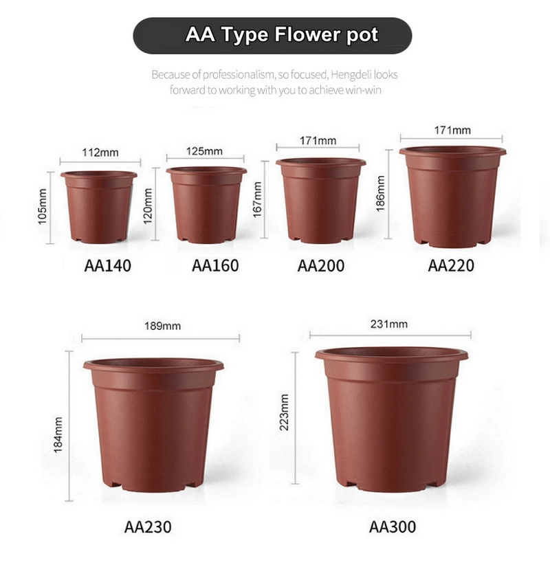 Plastic Plant Pots Wholesale Brown Plastic Flower Pot 15 Gallon Flower Pot