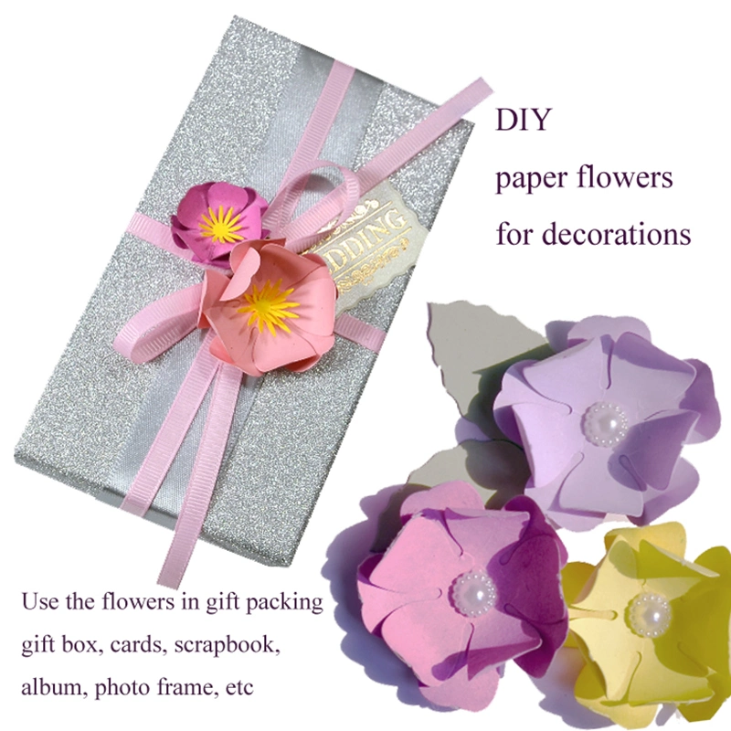 3D Decoration Paper Flower DIY Handmade Craft Material Kit of Camellia