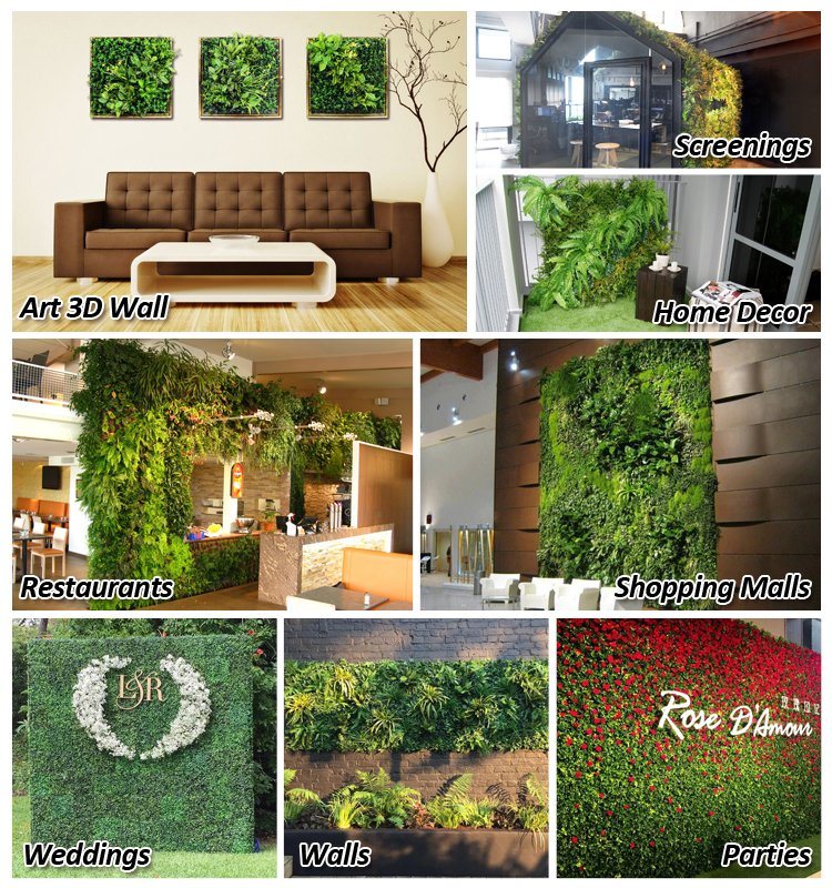 Sunwing Make Fireproof Artificial Garden Green Wall and Vertical Plant Wall