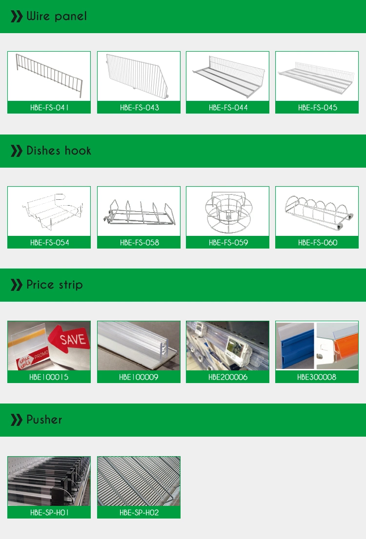 Single Side Wall Bay Rack Supermarket Gondola Shelves