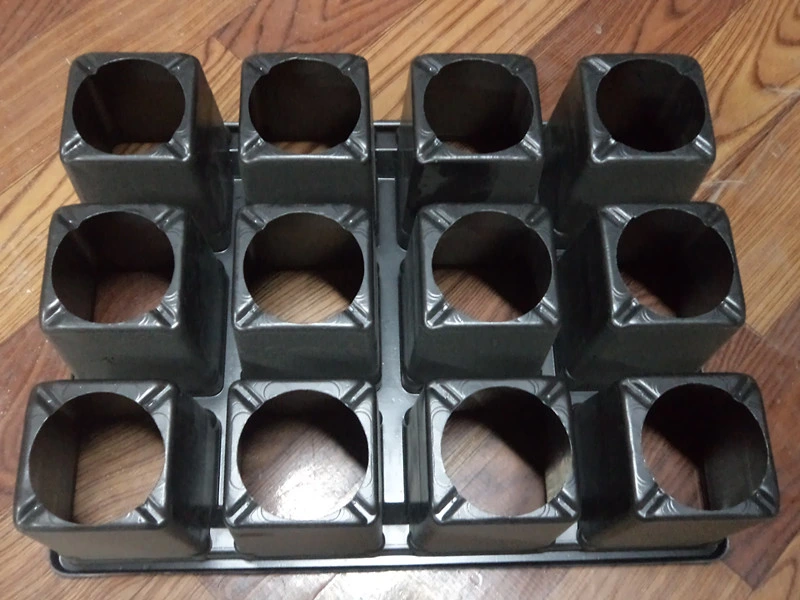 12 Cells Flower Pot Tray Plastic Packing Tray PS Flower Plant Tray 12 Cells Seed Tray