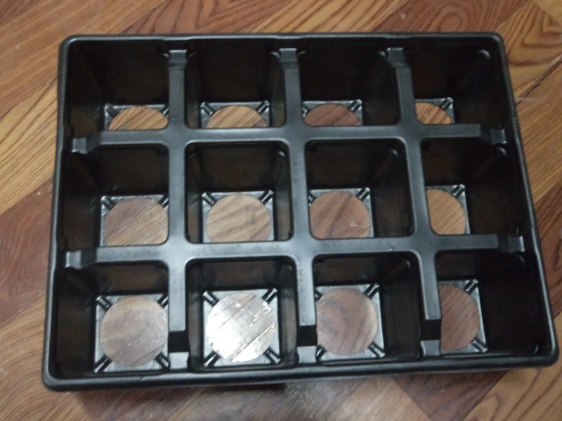 12 Cells Flower Pot Tray Plastic Packing Tray PS Flower Plant Tray 12 Cells Seed Tray