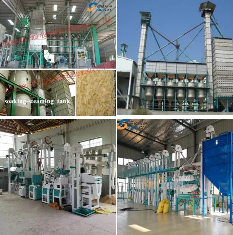 Modern Paddy Parboiling and Drying Rice Milling Plant Line Price