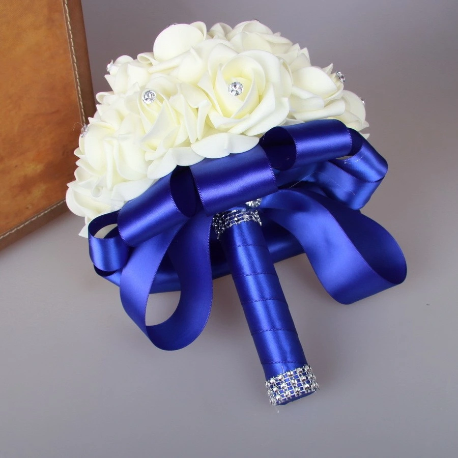 Fashion Wholesale Handmade Artificial Flower Wedding Bridal Bouquet