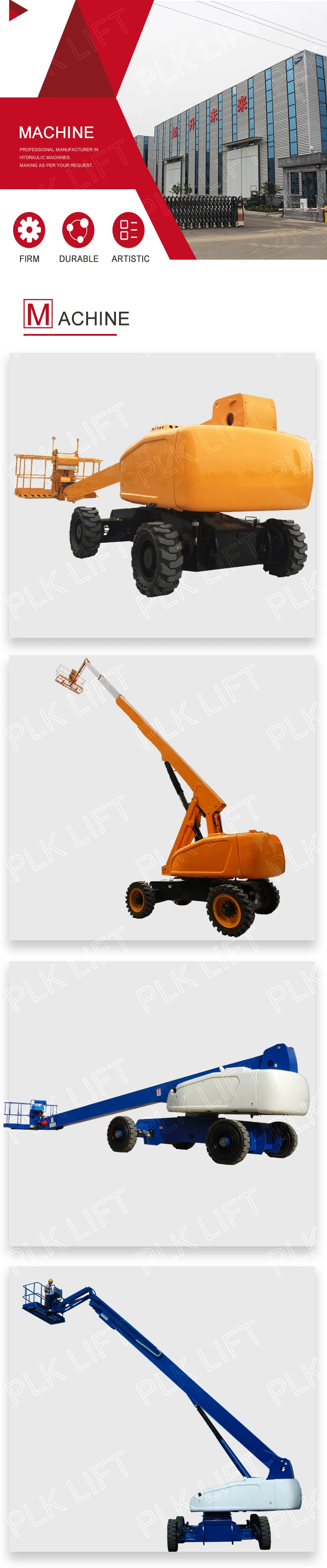 18-56m Hydraulic Diesel Power Telescopic Boom Lift for Sale