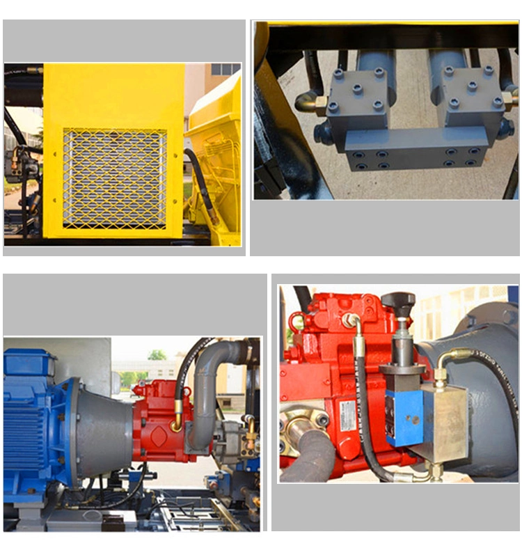 Construction Projects Hydraulic Trailer Diesel Power Concrete Pump