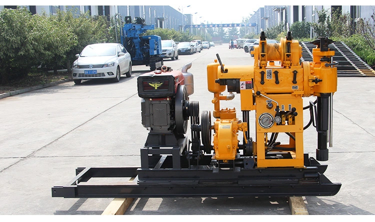 160m Hydraulic Exploration Water Well Drilling Machine / Diesel or Electric Power Drilling