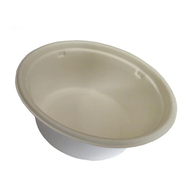 Compostable Bagasse Bowls Natural Sugarcane Bagasse Bowl 20oz Bagasse Rice Bowl Disposable 100% Biodegradable Bowls