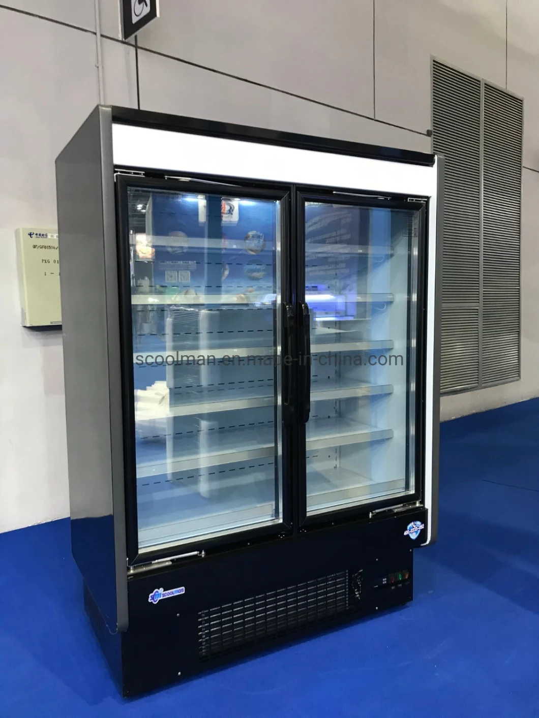 Glass Door +2~8 Degree Pharmacy Refrigerator Fridge for Hospital