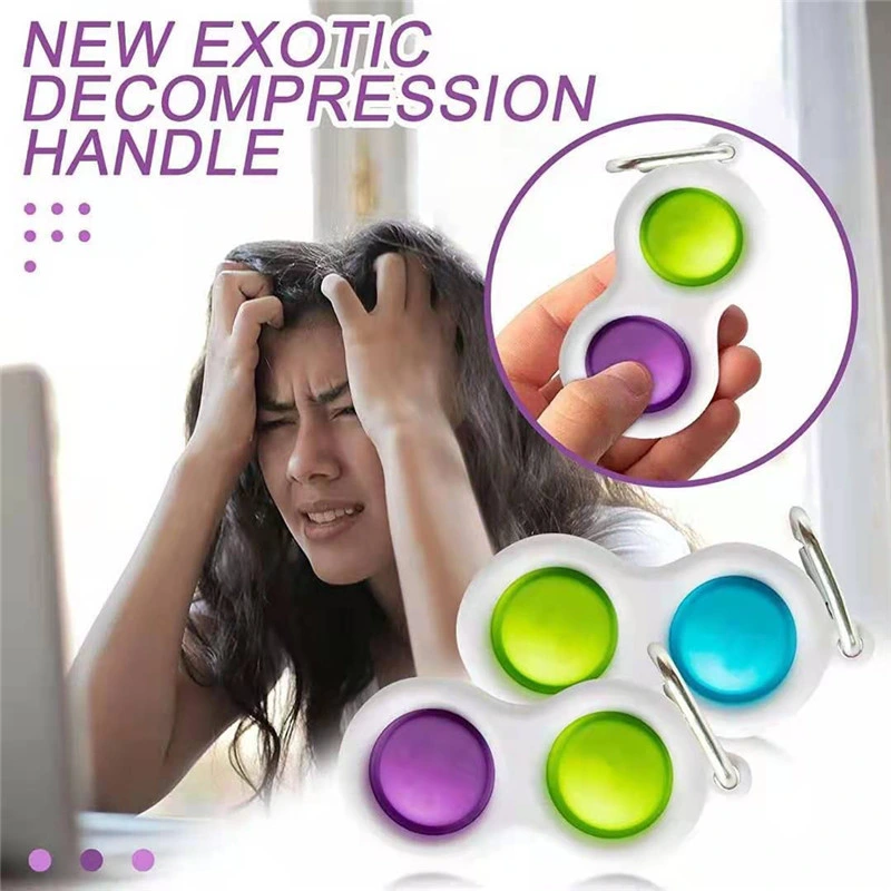 New Pop Fidget Toy Sensory Push Bubble Fidget Sensory Toy Decompression Toy
