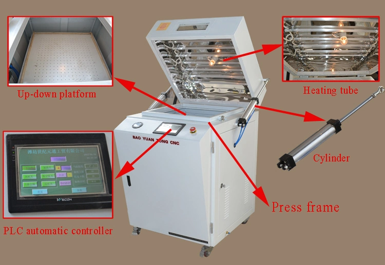 Vacuum Forming Light Box Letter Box Making Machine