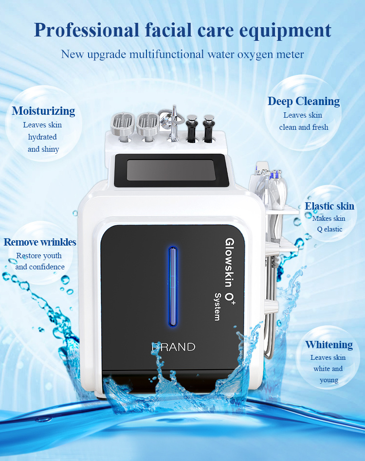 2021 Newest Facial Machine Hydrafacial Ultrasonic Skin Scrubber Bio Skin Care Beauty Quipment