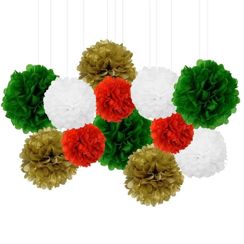 Wholesale Paper Flower for Wedding Party Decorations Tissue Paper POM Poms