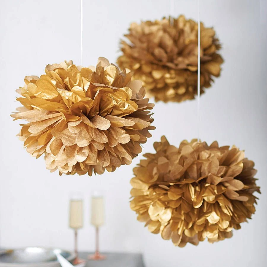 Wholesale Paper Flower for Wedding Party Decorations Tissue Paper POM Poms