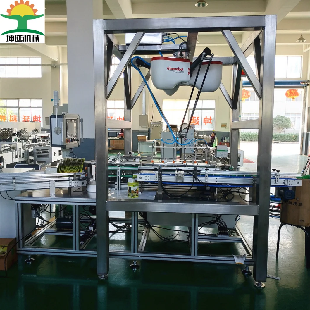 Full Automatic Robot Palletizer Robotic Stacking for Palletizing Carton Box with ABB Robot Arm