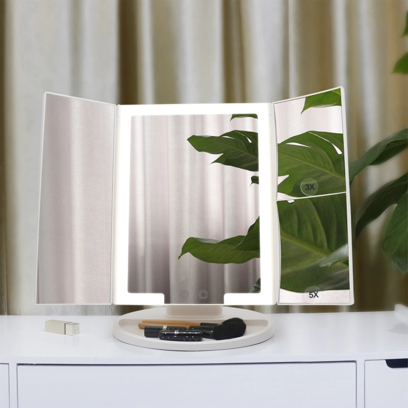 Home Decor Cosmetic Framed Table Mirror for Salon Furniture and Household