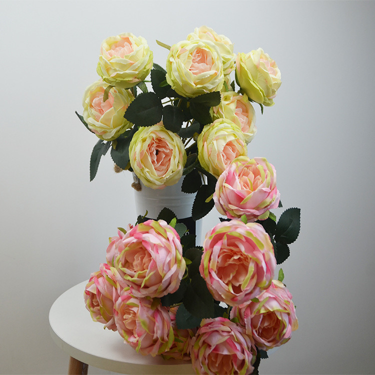 Factory Price Artificial Rose Flowers Decorative Flowers & Wreaths Artificial Flowers Rose