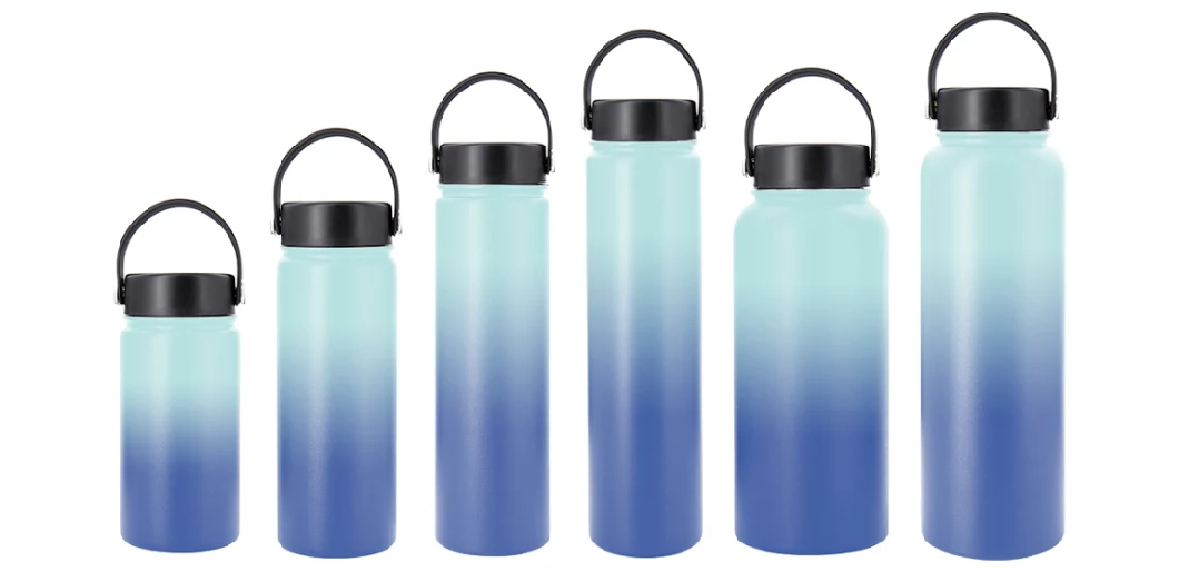 32 Oz Stainless Steel Wide Mouth Water Bottle Powder Coated Vacuum Insulated Thermos Flask