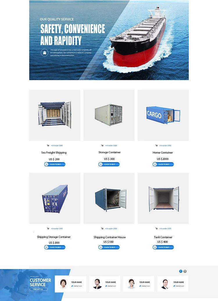 Ocan Fly Logistics Logistics FCL/20gp/40gp/40hq Shipping Container Durban/Cape Town Container Logistic