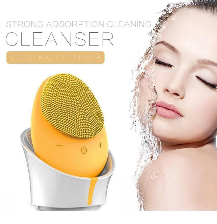 Hot-Selling Hand Tool Soft Silicone Facial Brush Silicone Face Cleansing Brush