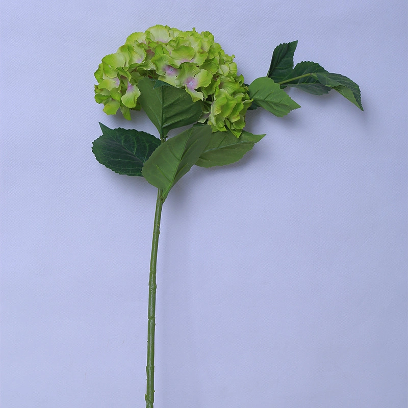 Cheap Wholesale Artificial Flowers Silk Plastic Flower Artificial Hydrangea Flower