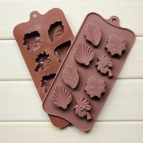 Leaf Shape Silicone Chocolata Mold, DIY Silicone Cake Mold