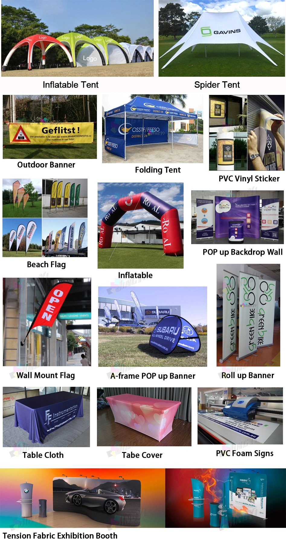 Outdoor Display Corrugated Plastic Corflute Signs Board Banners