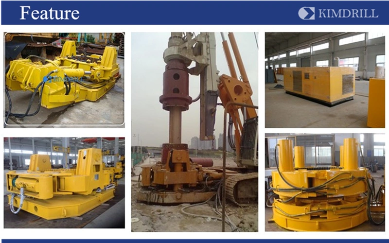 Hydraulic Foundation Pile Bore Hole Drilling Machine Casing Oscillator