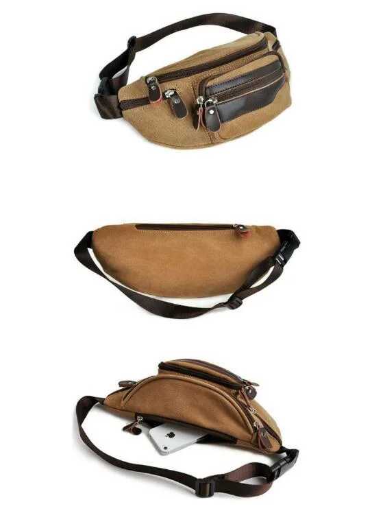 Canvas Waist Pouch/Waist Belt Bag/Waist Bag Sh-16032810