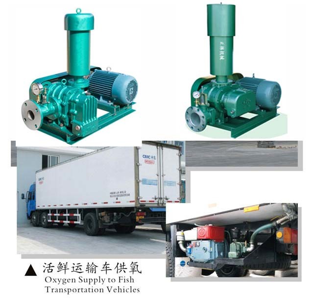 Three Lobes Roots Blowers, 2.2kw, 3HP Roots Blower for Watertreatment Industry