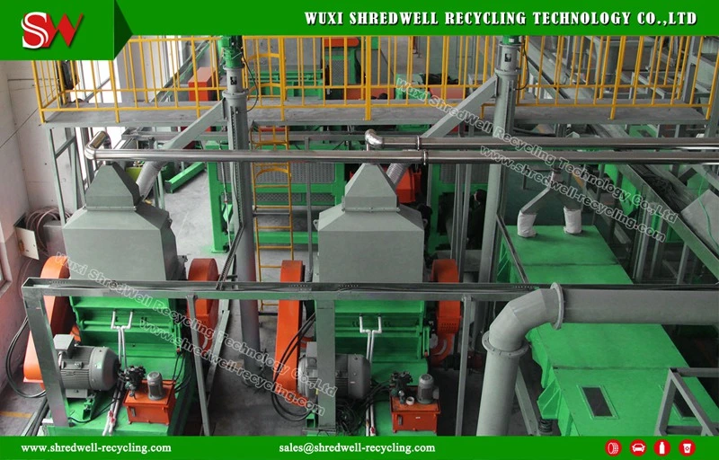 Top Quality Waste/Scrap/Used Rubber Granules Recycle Line for Tire Crushing