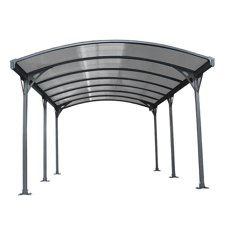 High Quality 16*10FT Multifunctional Car Parking Shed Garage Carport with Polycarbonate Sheet Roofing