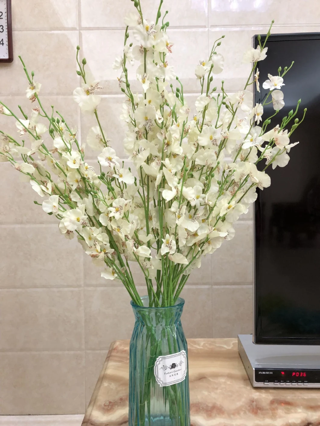 Butterfly Orchid Artificial Flower for Wedding Home Office Decoration