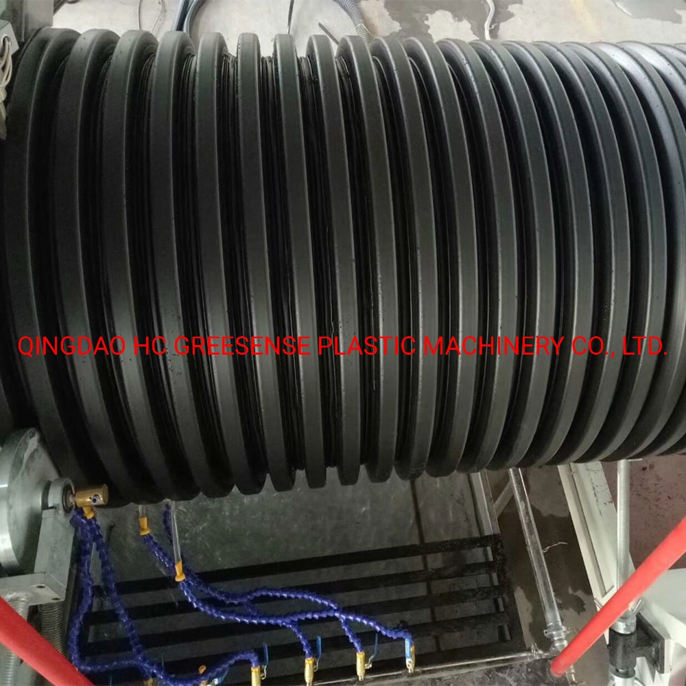 HDPE Air Cooling Plastic Dwc Pipe Extrusion Line/Double Wall Corrugated Pipe Extruder