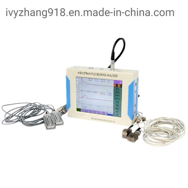 Pile Driving Analyzer Building Foundation Pile Detection Dynamic Testing Piezoelectric Accelerometer High Strain Instrument