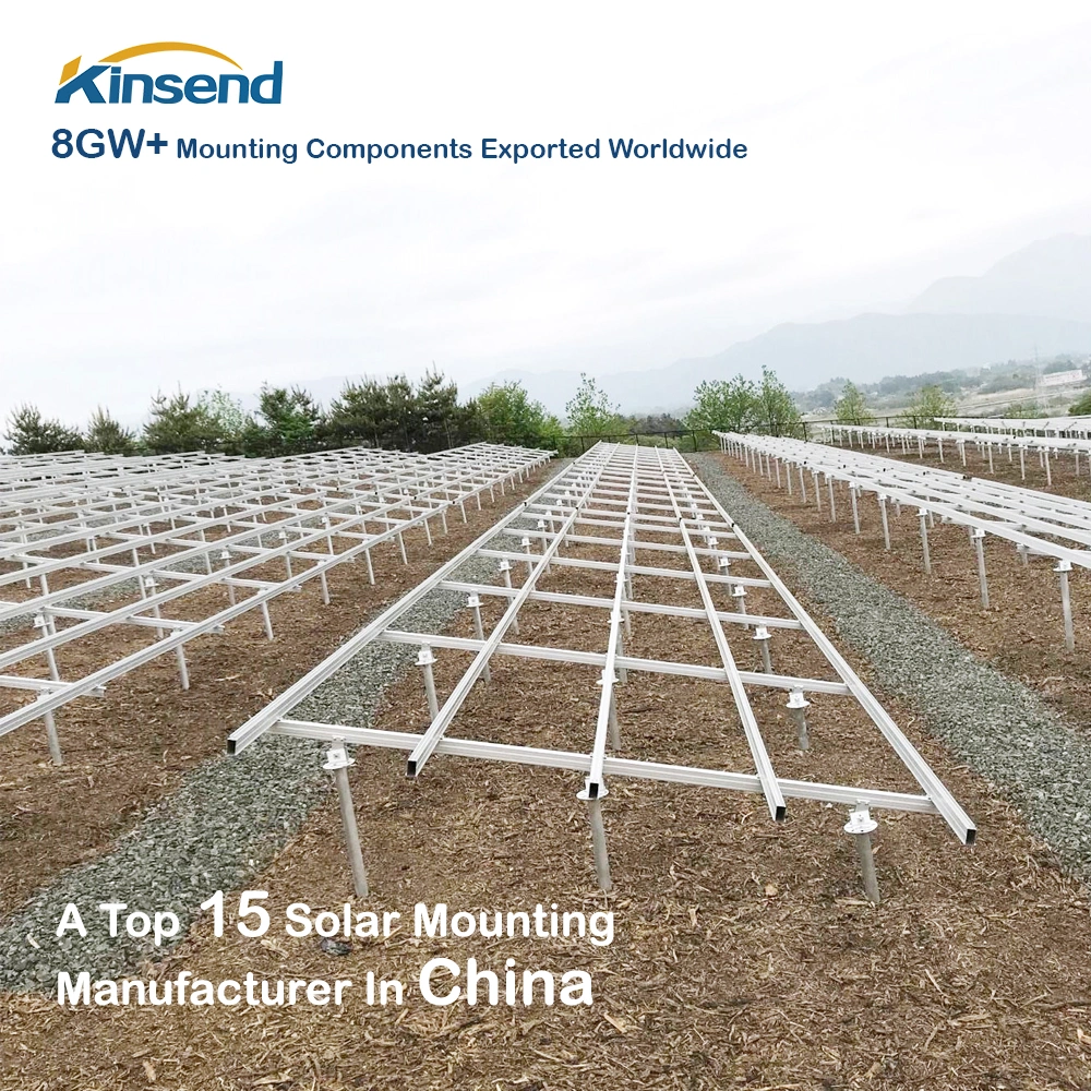 Solar Pile Ground Mounting System Ramming Pile Ground Mounting System for Solar