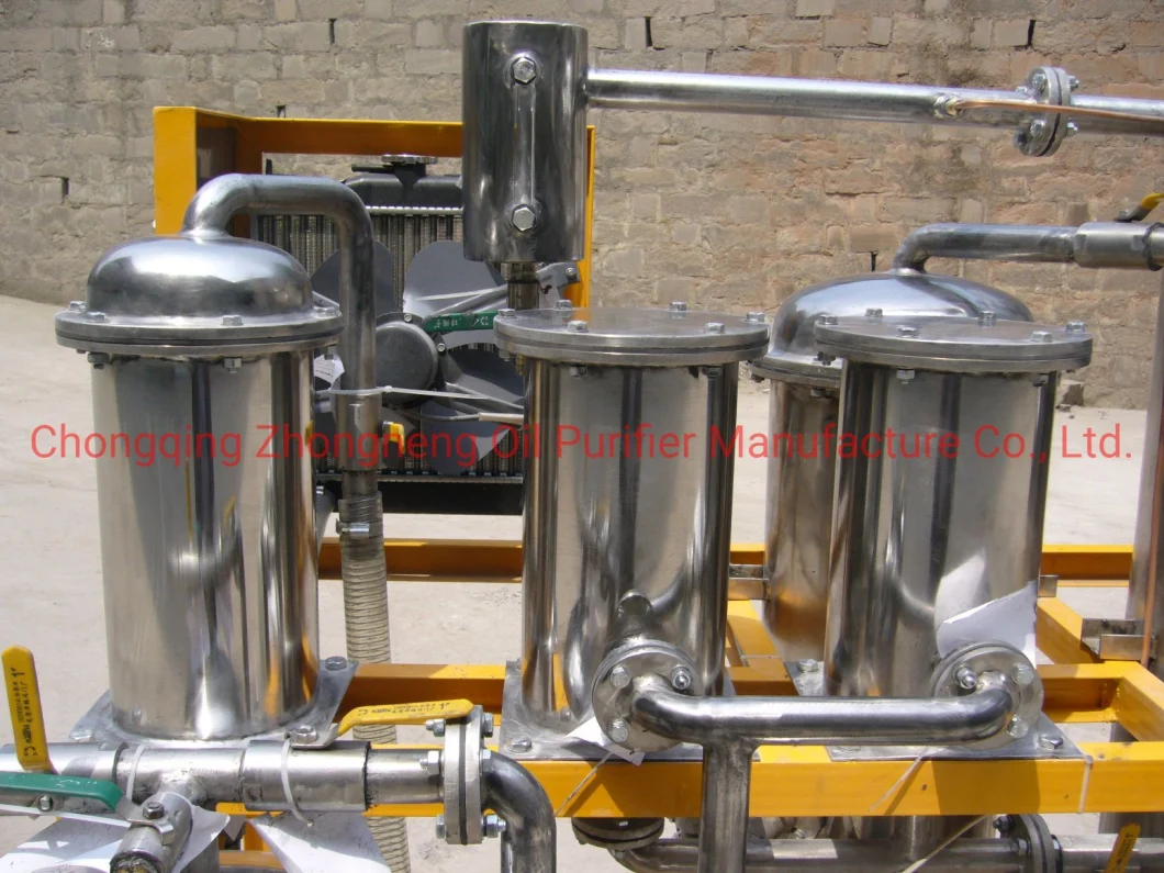 Edible Oil Filtration Machine, Food Grade Cooking Oil Purification and Cleaning Unit