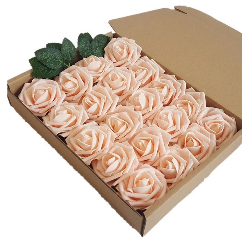 Artificial Roses Flowers Real Looking Roses Foam Flowers Foam Roses for Wedding and Party Decoration