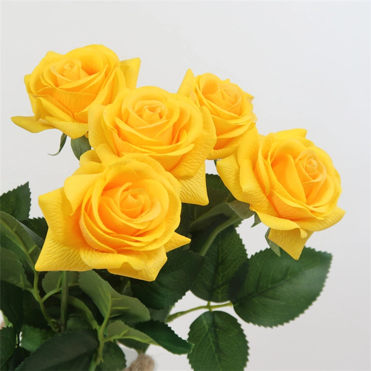 Wholesale Rose Flower Artificial Flowers Real Touch Rose Flowers for Party Wedding Decorations