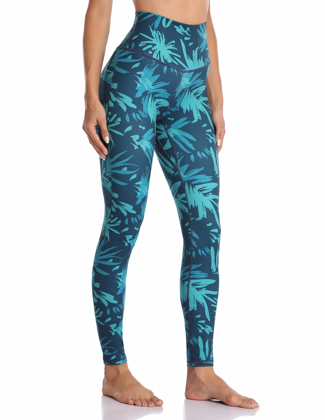 Women's High Waisted Pattern Leggings Full-Length Yoga Pants