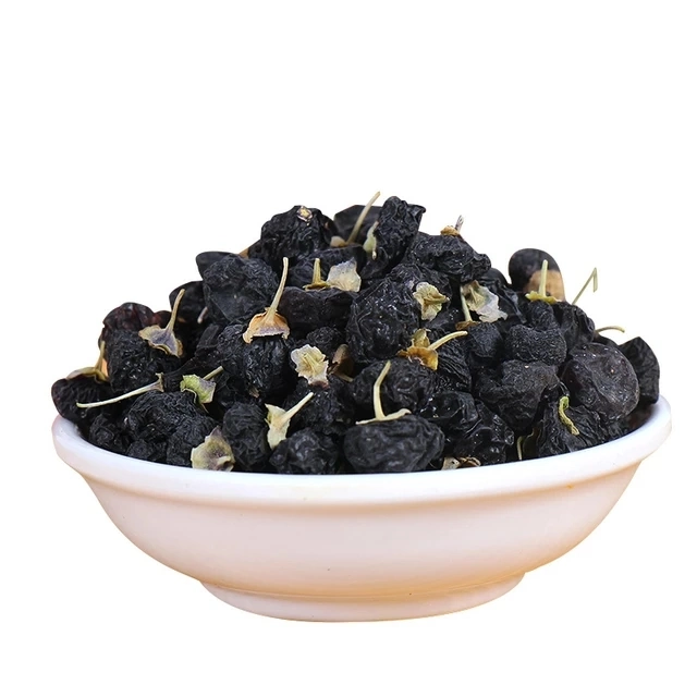 Organic Natural Wild Black Goji Berry Dried Lycii Wolfberry Lycium Ruthenicum for Healthy