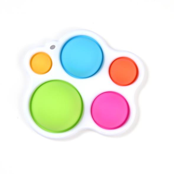 Amazon Cheap Baby Can Bite Silicon Flipping Board Fidget Toy Children Hand Toy Sensory Pop It Fidget Toy Simple Dimple