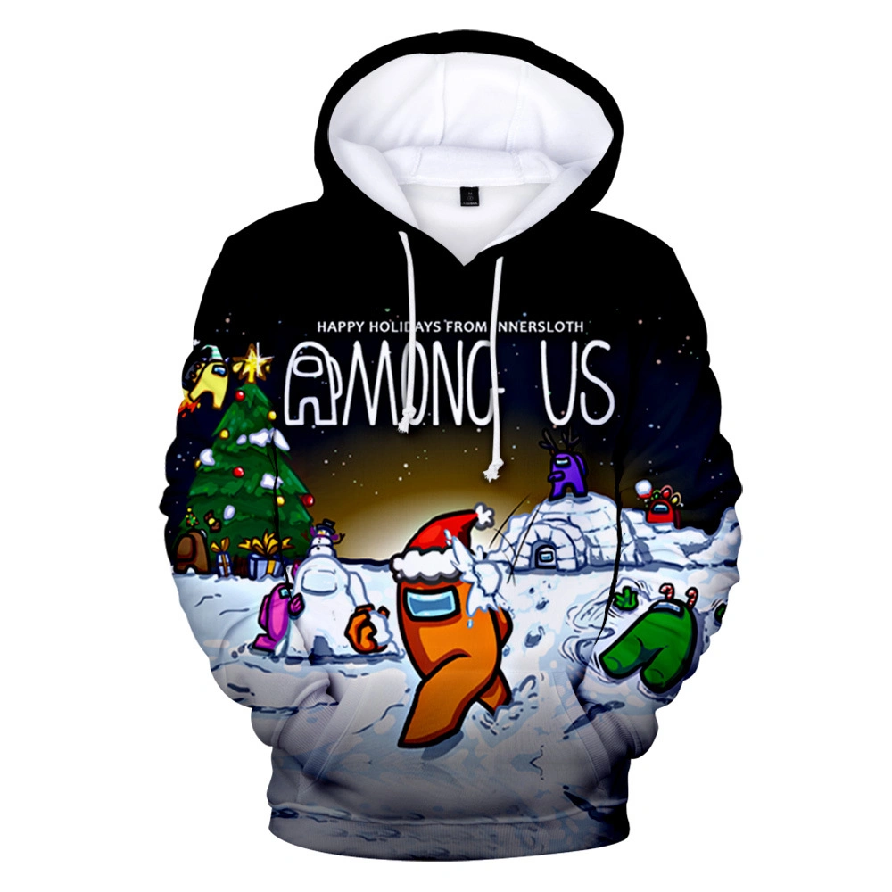 Hoodies for Among Us Game 3D Full Printing Oversized Among Us Fleece