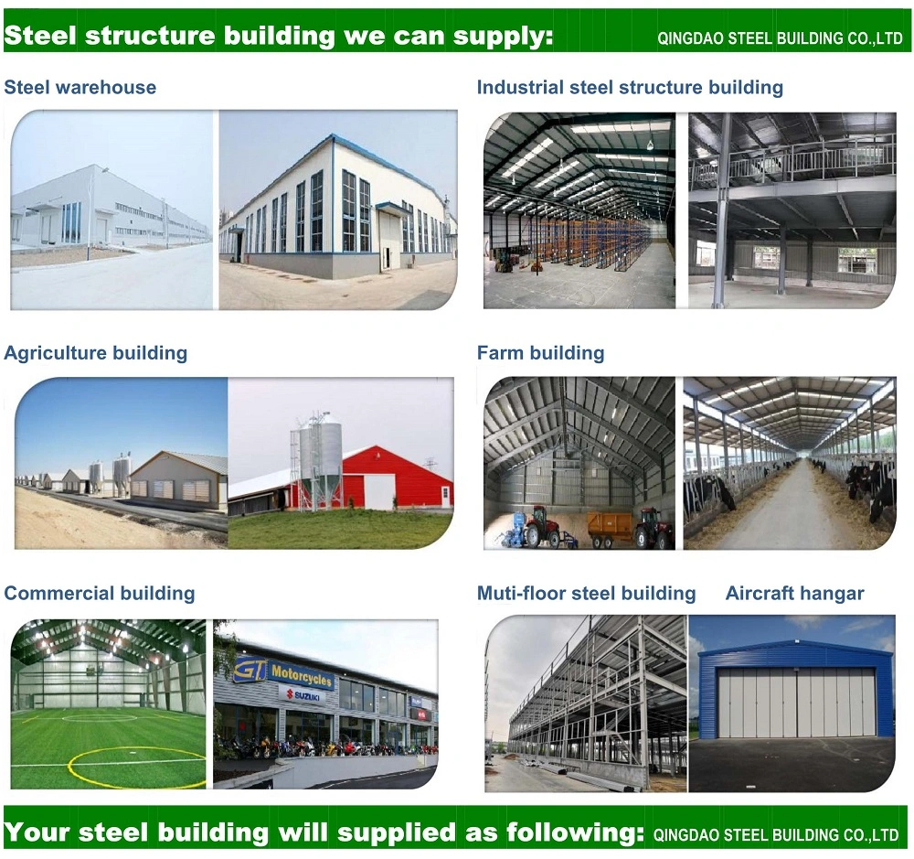 Steel Structure Space Frame Poultry Shed Cow Shed Farm Building