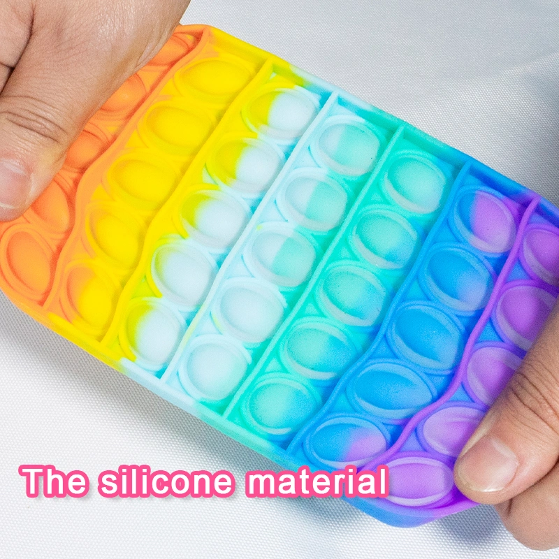 Silicone Push Pop Toys Bubble Push Pop Toys Fidget Sensory Toy