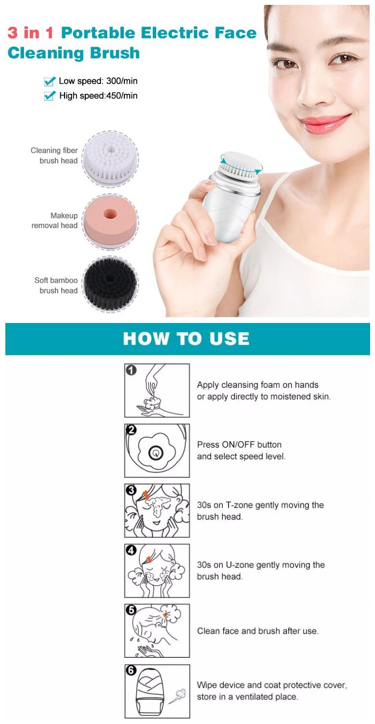 2020 Trending Mini Electric Facial Cleansing Brush Electric Face Brush Sale Cheap Electric Cleansing Brush