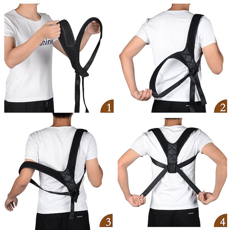 Free Sample Adjustable Back Posture Corrector for Women Men, Back Support Posture Corrector