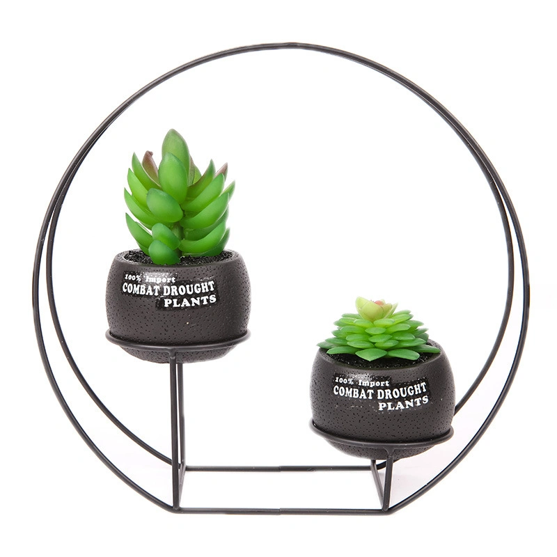 Creative Decoration Metal Ceramic Planter Pot Flower Pots Planters