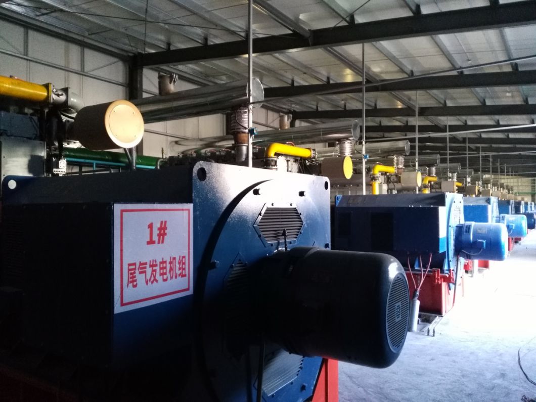 Tyre Pyrolysis Power Plant CHP Generator 300kw - 3000kw Pyrolysis Gas Generator